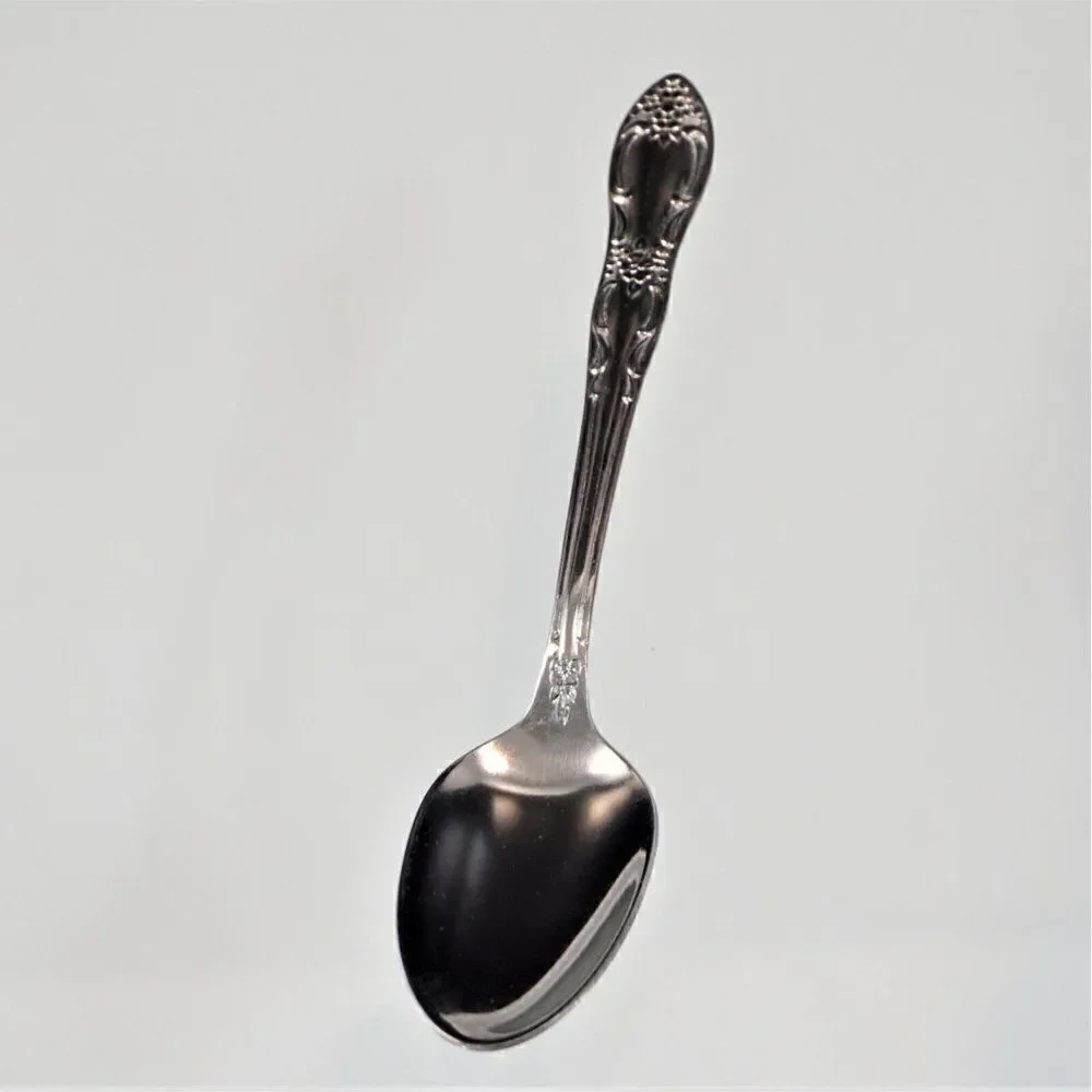 Venus Stainless by Oneida Silver Teaspoon ONEIDACRAFT Flatware Discontinued
